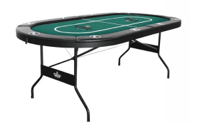 שולחן פוקר מתקפל וז’יטונים