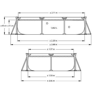 ����� INTEX/������ ������ 220X150X60 �"� ��� 28270
