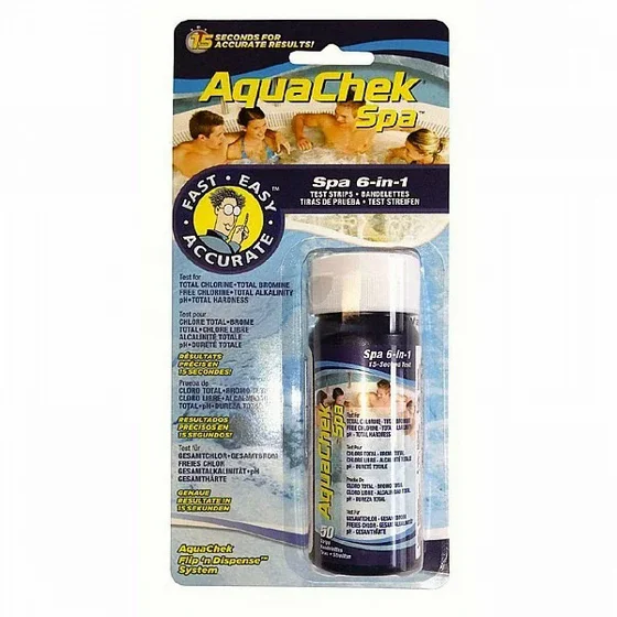 ���� ����� ������ ���� 6 ������� ����� AquaChek Spa ���"�