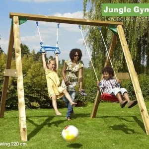 Деревянные качели для детей Jungle Gym Swing
